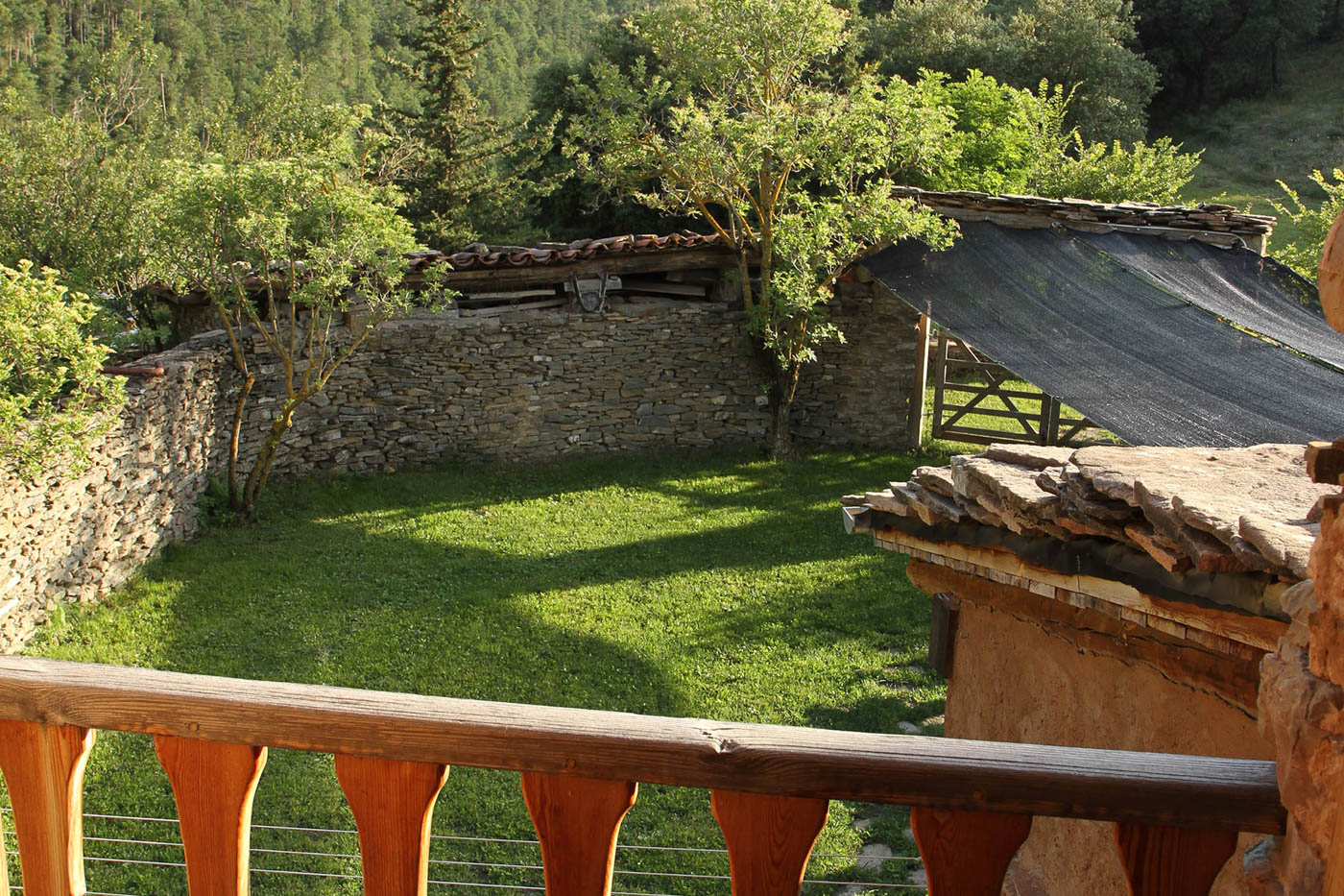 Looking onto gardens from 1st floor